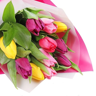 Весенний привет 11 тюльпанов Караганда