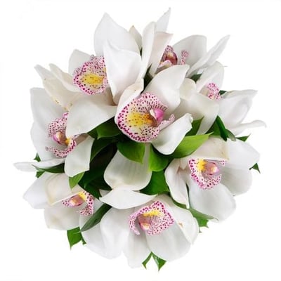 Свадебный букет из орхидей Одесса