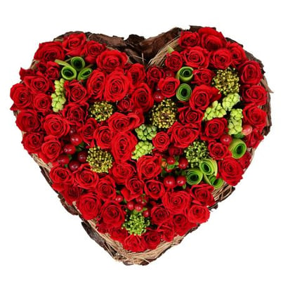 Ексклюзивне серце із троянд Сімферополь