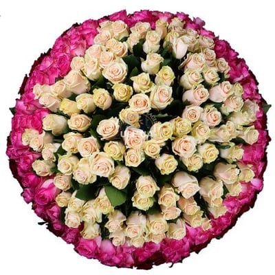Магический шар из 303 роз Ереван
