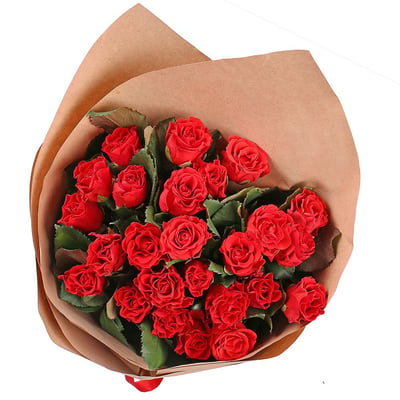 25 красных роз Салерно
