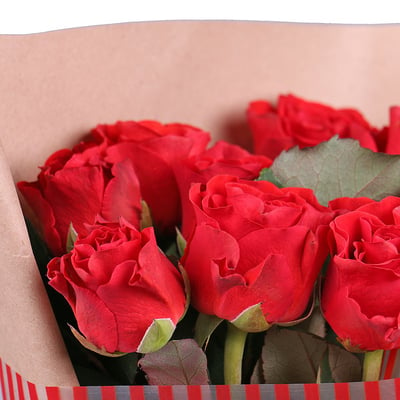 9 красных роз Виктория (Канада)