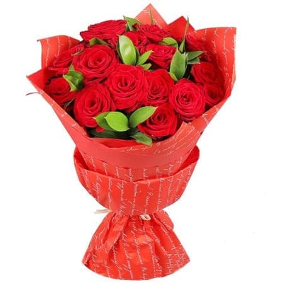 Букет из красных роз 19 шт Тернопольская область