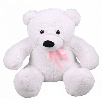 Teddy bear white 90 cm Dnipro
