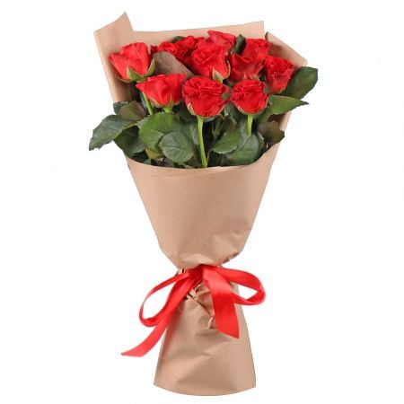 11 красных роз Лимите Сулларно