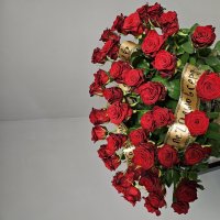 Funeral basket of roses