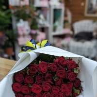 25 красных роз