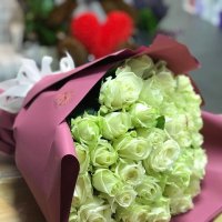 Акция! 51 белая роза