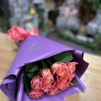Букет цветов Гармония 9 роз - Торецк