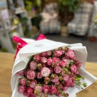 Букет кущових троянд Рожева мрія - Менсфілд