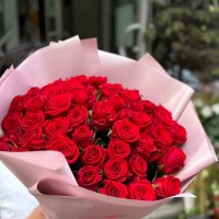 51 red roses  - Kiev - Dnepr district