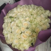 Bouquet 101 white roses - Sherpeny