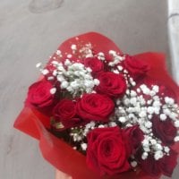 Троянди з гіпсофілою - Ларнака