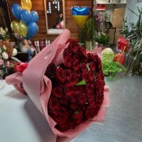 Promo! 101 red roses - Kobelyaki