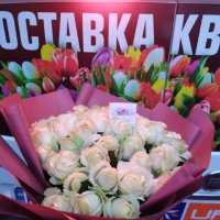 51 white roses - Baska