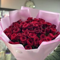 51 красная роза 