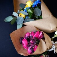 Крафт-бумага – новый тренд в декорировании букетов