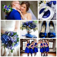 Свадьба в синем цвете: идеи оформления