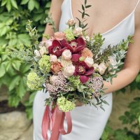 Цвета и букеты, подходящие для осенней свадьбы