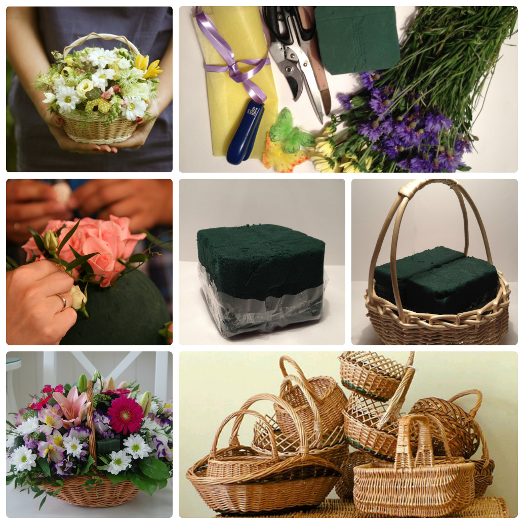 Как поливать и ухаживать за цветами в корзине с губкой - статьи «Букет Лета»