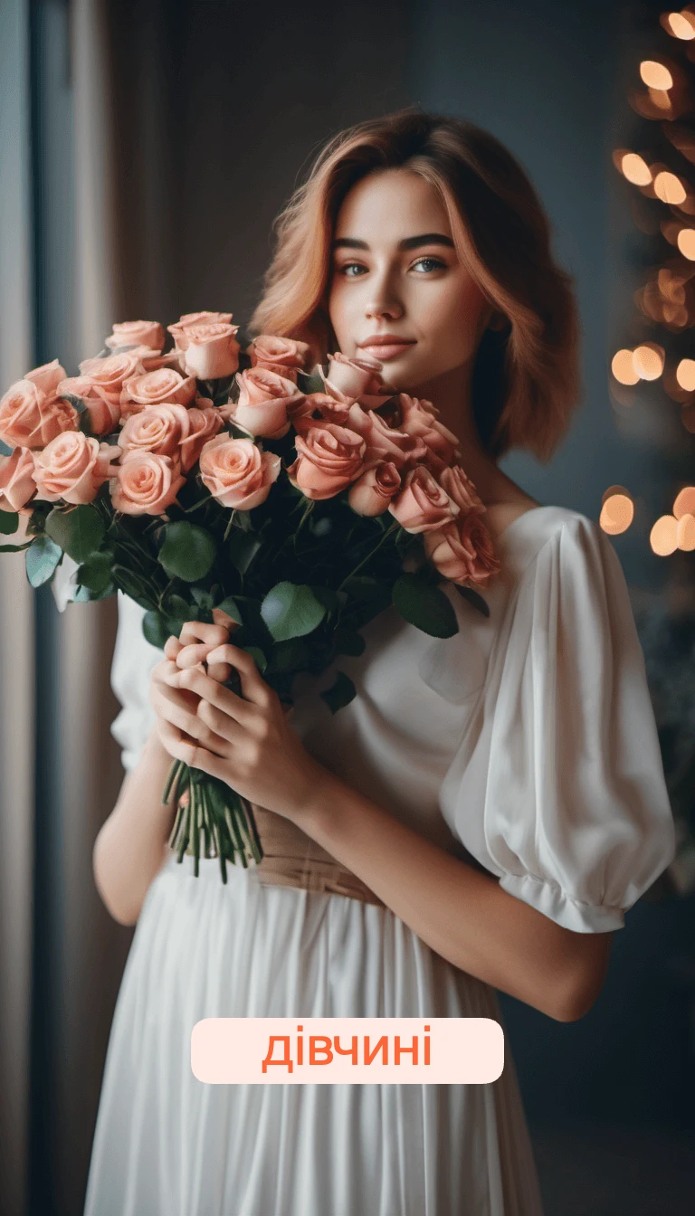 Квіти для коханої дівчини