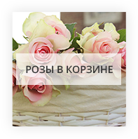 Розы в корзине Kiev